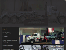 Tablet Screenshot of charlestonautotowing.com